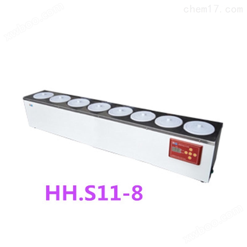 HH.S11-6恒温水浴锅 实验室单排6孔水温箱
