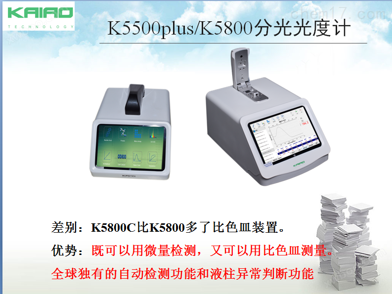 自动检测超微量分光光度计K5800核酸检测仪