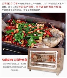 贵州供应商用电烤鱼箱  花千代烤鱼炉