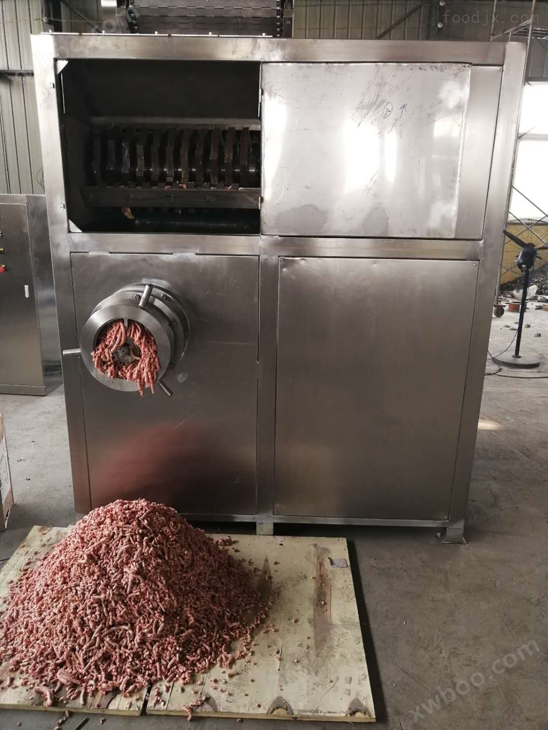 冻盘粉碎设备生产厂家及工作原理 绞肉设备