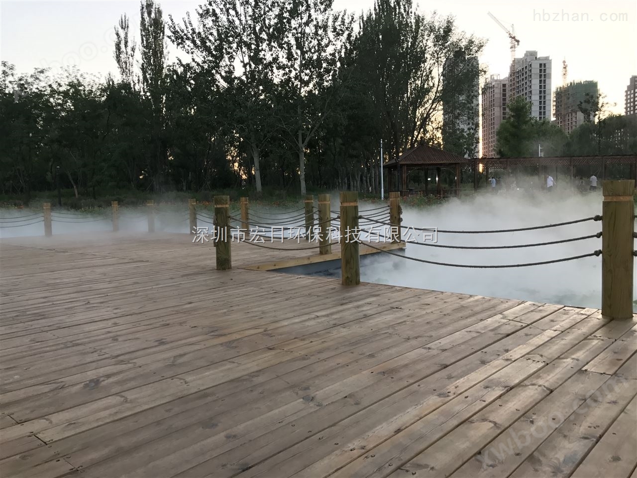 水池喷雾、园林人造雾、南京喷雾降温