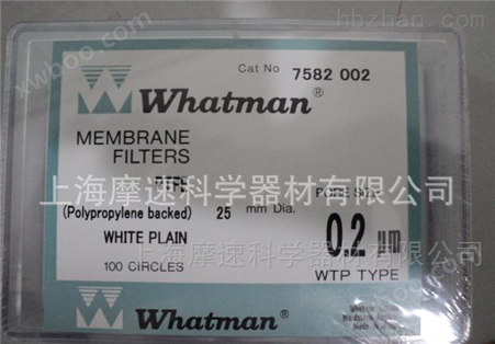 Whatman 7582-002 ）聚四氟乙烯膜