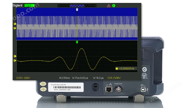 SDS1000CNL+DL+系列数字示波器便捷的操作和全局控制宇捷弘业