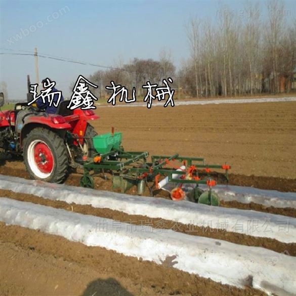 高效率喷药覆膜机图片 农用红薯起垄机价格