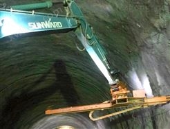 神钢挖机改装隧道锚杆钻机