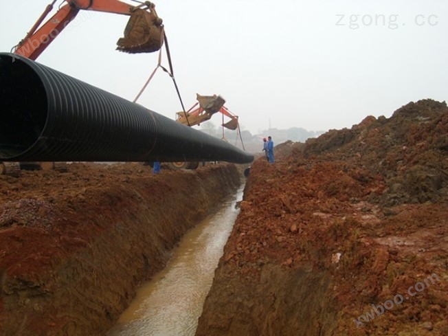 周口400大口径排水管报价 钢带增强缠绕管