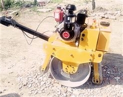 工程机械手扶式单轮柴油压路机