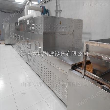 山东立威微波设备厂家生产豌豆微波低温烘焙设备