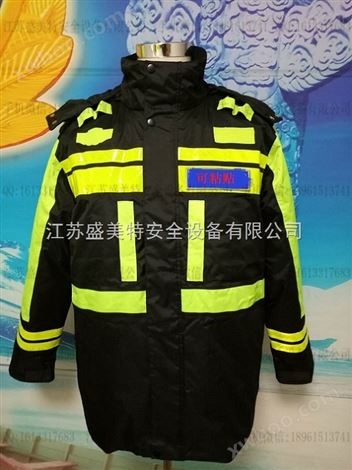 执勤反光棉服交巡警安全冲锋衣哪家质量可靠