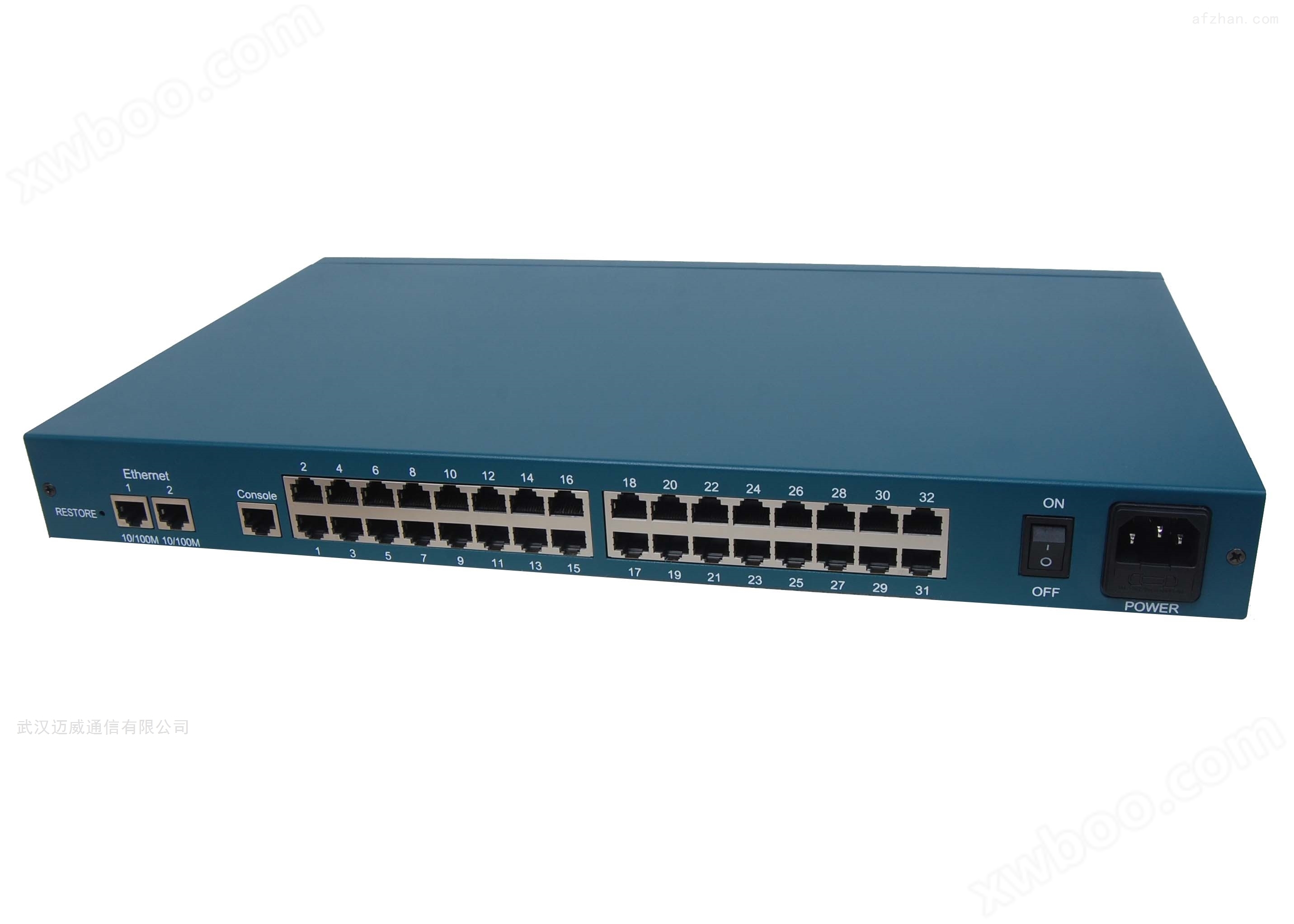 32路RS485/422双网口联网服务器